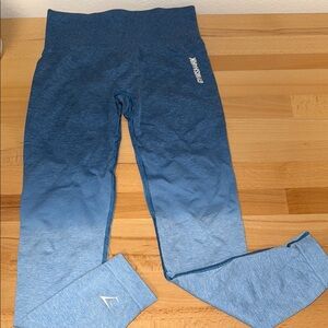 Gymshark ombré blue workout Leggings